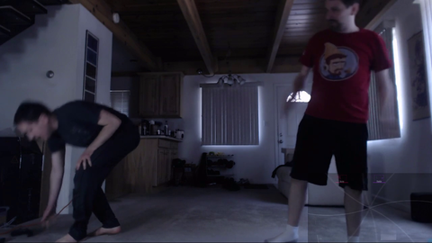 Destiny, 16 years old, plays Just Dance for the first time with his Father