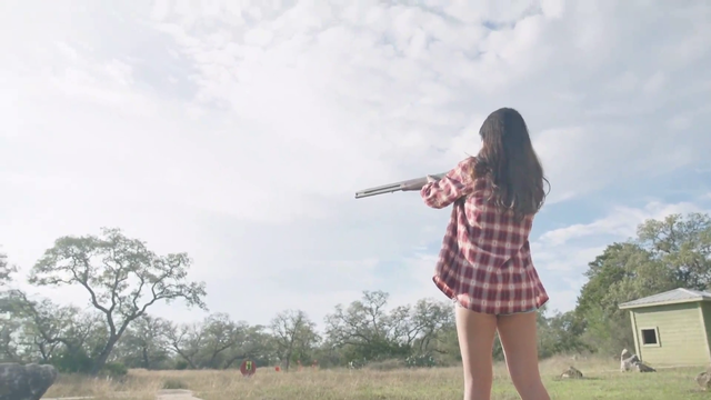 ExtraEmily Quirks Out With a Shotgun