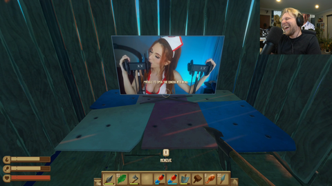 Quin makes a "private" room in raft