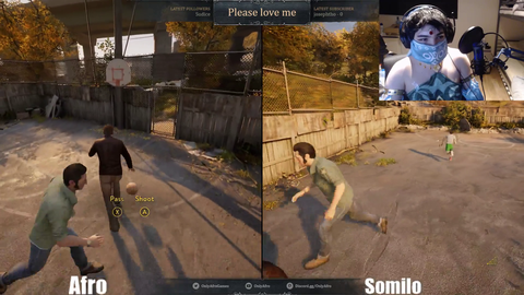 OnlyAfro and Somilo play with their son