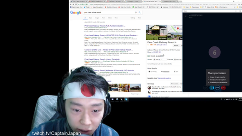 Captain Japan accidentally calls an Australian restaurant from geoguessr.