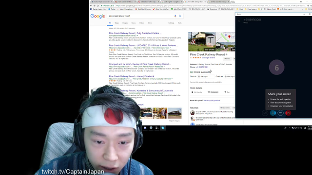 Captain Japan accidentally calls an Australian restaurant from geoguessr.