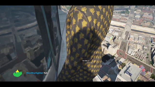 Frank and Roland on Maze Bank tower. Roll 1 for backflip