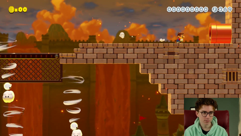 Clint getting over it in mario maker