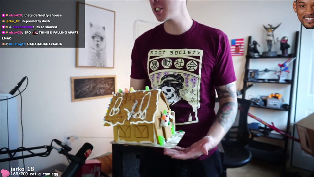 Streamer builds a house then realises it's made out of cake