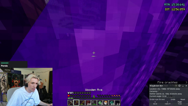 xQc gets sniped by himself on a god seed
