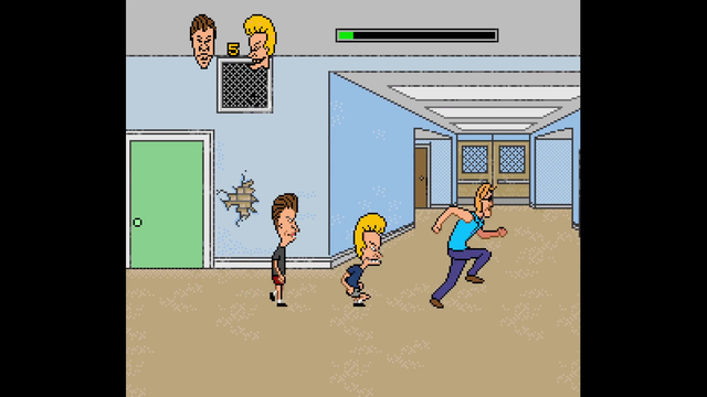 Vinny discovers a feature of an old Beavis and Butthead game
