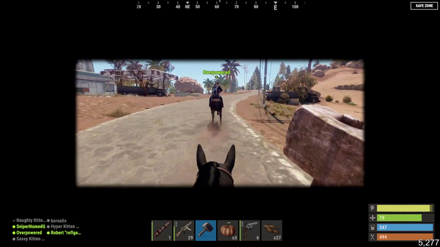 Straight up griefing from Ohmwrecker on Safe zone