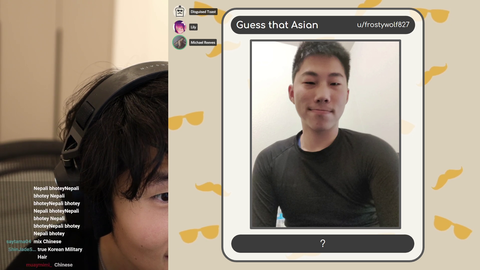 Toast and gang tries to guess that asian