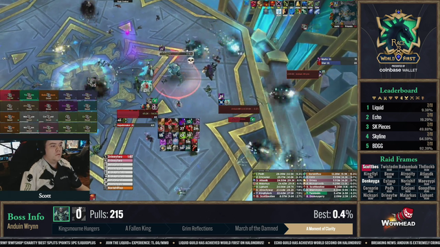 Liquid gets World First Anduin kill off of the back of a single player
