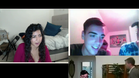 Hyphonix walks in on his daughter chatting on Omegle