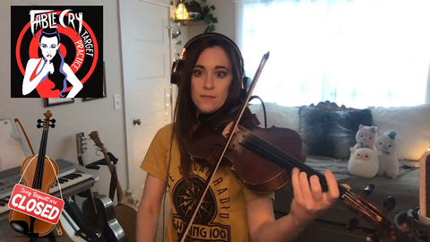 Violinist surprised by requested song's abrupt tonal change