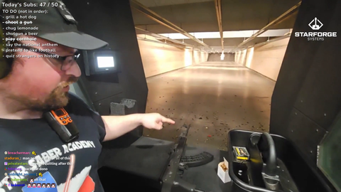 Emily disappoints her shooting range instructor