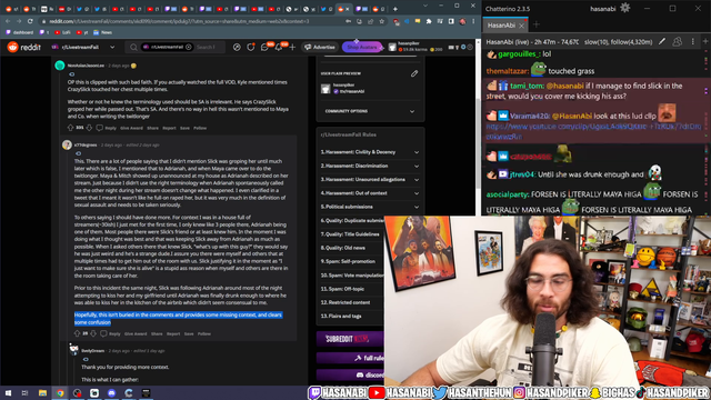 Hasan points out LSF ignoring the story