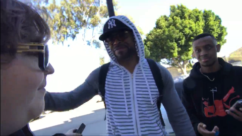 Andy randomly runs into method man