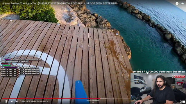 Water gun test