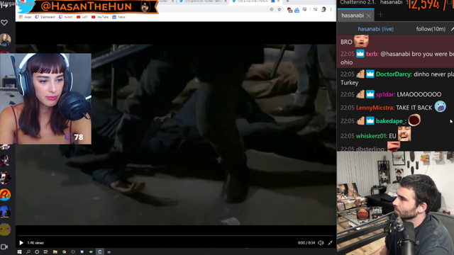Hasan's chat interaction