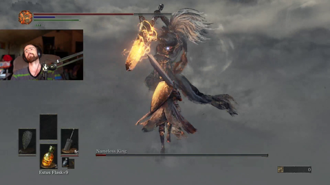 Asmongold 1 handed DS3 boss EZ