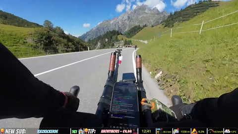 Always look over your shoulder (downhill in the alps)