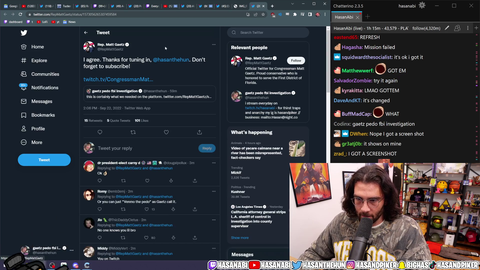 Alleged child sex trafficker retweets Hasan