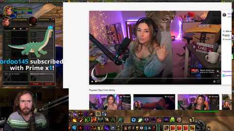Asmongold stands up
