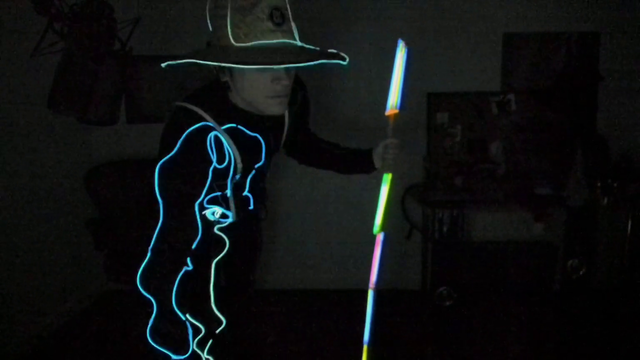 Our favorite neon cowboy showing some moves.