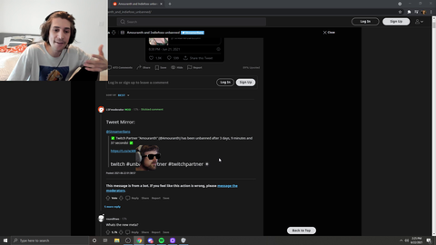 xQcOW - "How do you not get mad as a twitch partner seeing this?"