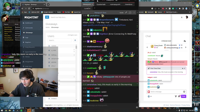 Masayoshi gets his own chat banned from twitch by telling them to say they are under 13