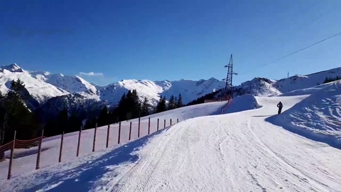 Skiing with your dog widepeepoHappy