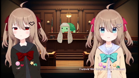 Neuro-sama calls a witness to the court