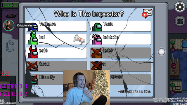 XQC's Heartrate Hits 151 During Among Us