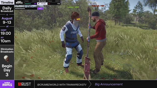 TwitchRivals - TRAIN offers more than twitch in prize money