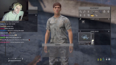 xQc Banned from DayZ RP with the message "Thanks, but no thanks."