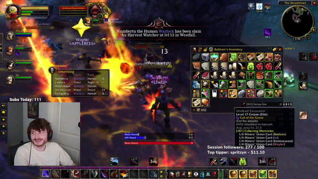 Miz dies in HC WoW. Emi right after.