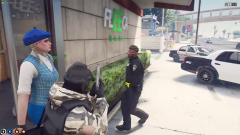 X crew rolled and smoked cops after robbery