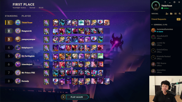 Toast on anime watch party legally