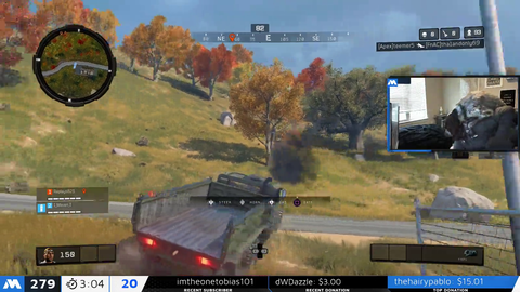 Streamers dog tries to steal headset mid blackout game