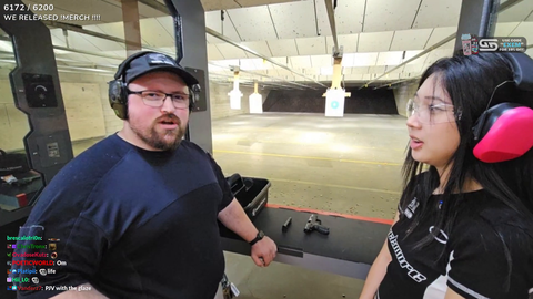 Emily and Nat disappoints the shooting range instructor