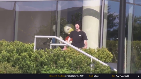 Am skater front side smith grind live on stream