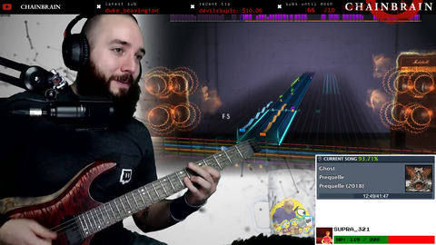 Kitty wanted to say "Hi" on ChainBrain's Stream.