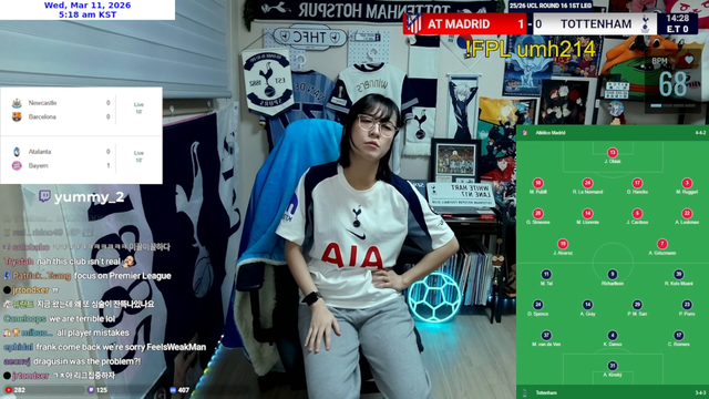 yummy_2 is unhappy that Spurs are conceding goals every minute
