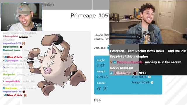 Atrioc learns about Growlithe's political views