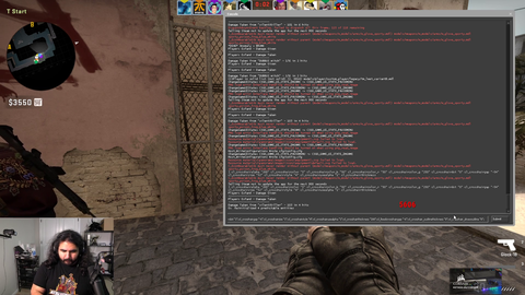 Esfand test his new crosshair