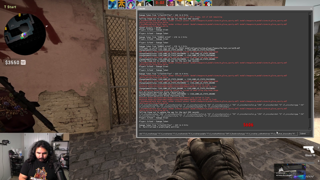 Esfand test his new crosshair