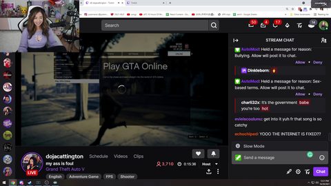 Pokimane saves Doja Cat's stream; named a QUEEN after save!