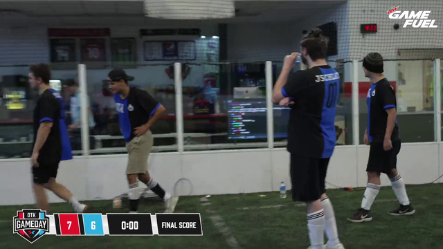 Blue team pulls a Detroit Pistons and walks off