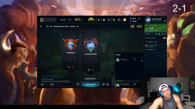 Banned chatter sings for Tyler to get unbanned