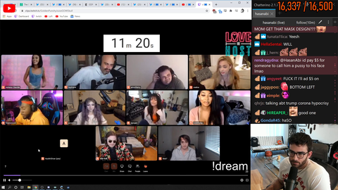 Hasan does a Destiny impersonation during debate sex