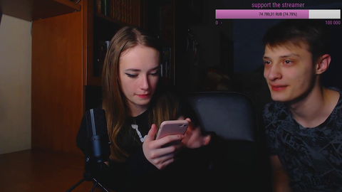 Russian married couple share a really romantic moment