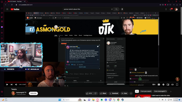 Moistcr1tikal explains why Twitch's new "sponsor stream experience" is bad for streamers